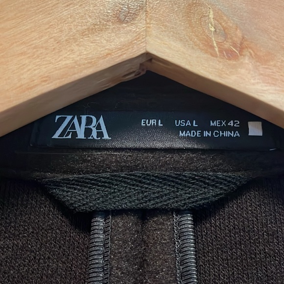 Zara Brown Coat US L - Picture 2 of 6